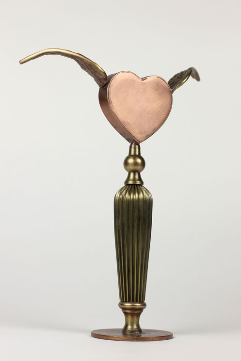 Valentine - copper and brass - 23cm  