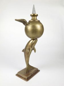Sea Gift - brass sculpture